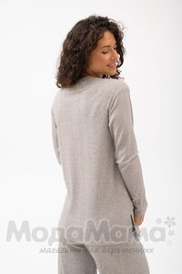 мм910-816105-Костюм для беременных (лапша), Бежевый меланж