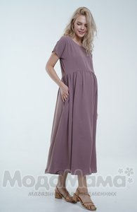 мм526-101257-Платье для беременных и кормящих, Какао