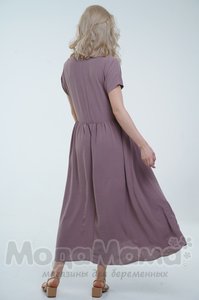 мм526-101257-Платье для беременных и кормящих, Какао