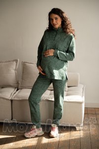 мм913-856109-Костюм для беременных (двухнитка), Фисташка/варенка