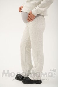 мм918-852117-Костюм для беременных утепл(еврофлис), Св.серый/меланж