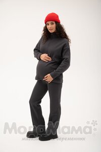 мм918-852117-Костюм для беременных утепл(еврофлис), Графит