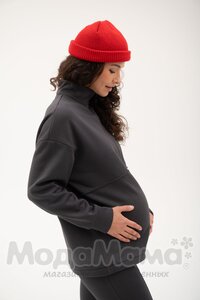мм918-852117-Костюм для беременных утепл(еврофлис), Графит