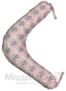 мм-316-Подушка для беременных хол(Розов. мишки), Розовые мишки