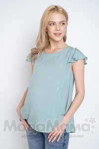 Блузка для беременных и кормящих, Мята