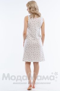 мм203-411601-Сорочка для беременных и кормящих, Молочн/жемчуг