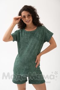 мм907-836201-Костюм для беременных и кормящих, Малахит/варенка