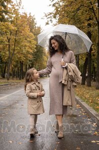 Платье для беременных, Капучино/меланж