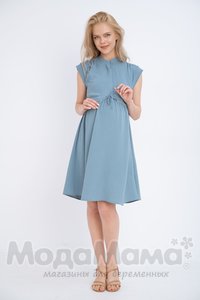 мм535-101672-Платье для беременных и кормящих, Мор.волна