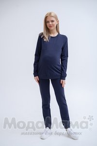 мм919-810609-Костюм для беременных (двухнитка), Индиго