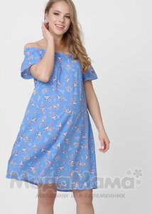 ilm101811-Платье, Голуб. цветы
