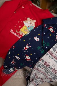 Комбинезон слип детский, Ассорти/новый год