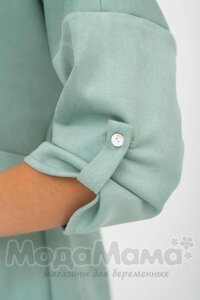 мм541-101878-Платье-рубашка для беременных, Шалфей